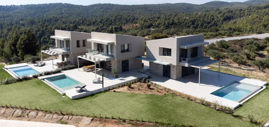 RESIDENTIAL COMPLEX CHALKIDIKI >project: Tapia villas >location: Sithonia Chalkidiki >area: 525 sqm