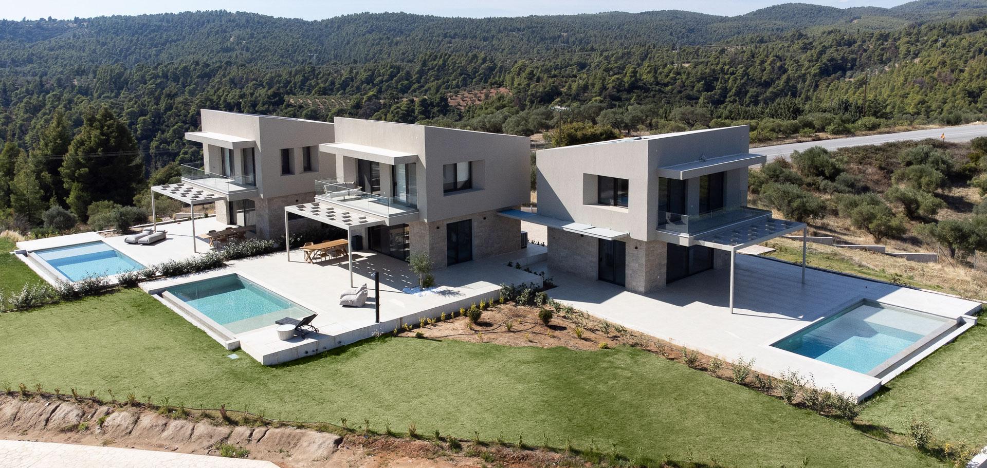 RESIDENTIAL COMPLEX CHALKIDIKI >project: Tapia villas >location: Sithonia Chalkidiki >area: 525 sqm